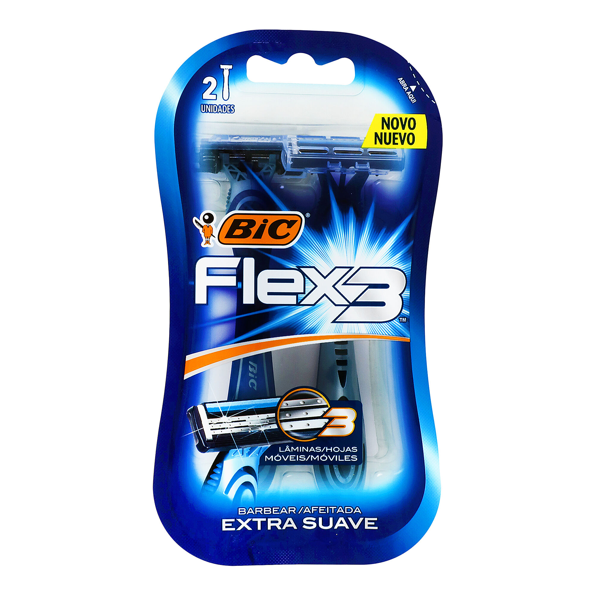 Maquina Desechable Flex 3 Extra Suave Bic 2.0 Pza