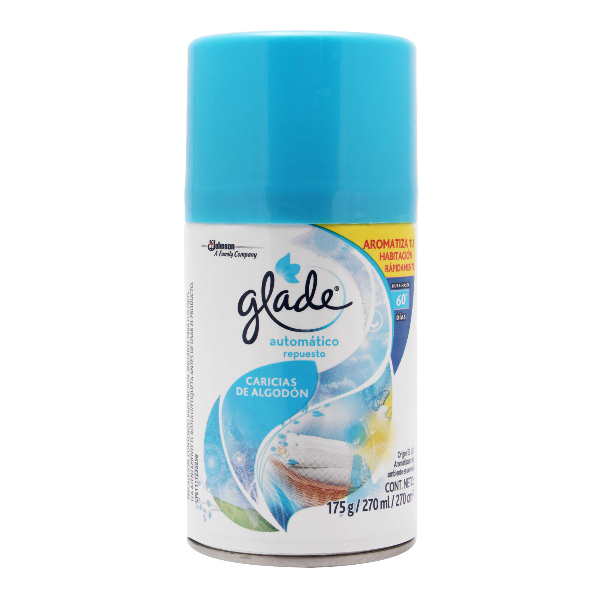 Aromatizante Automatico Caricias De Algodon Glade 175.0