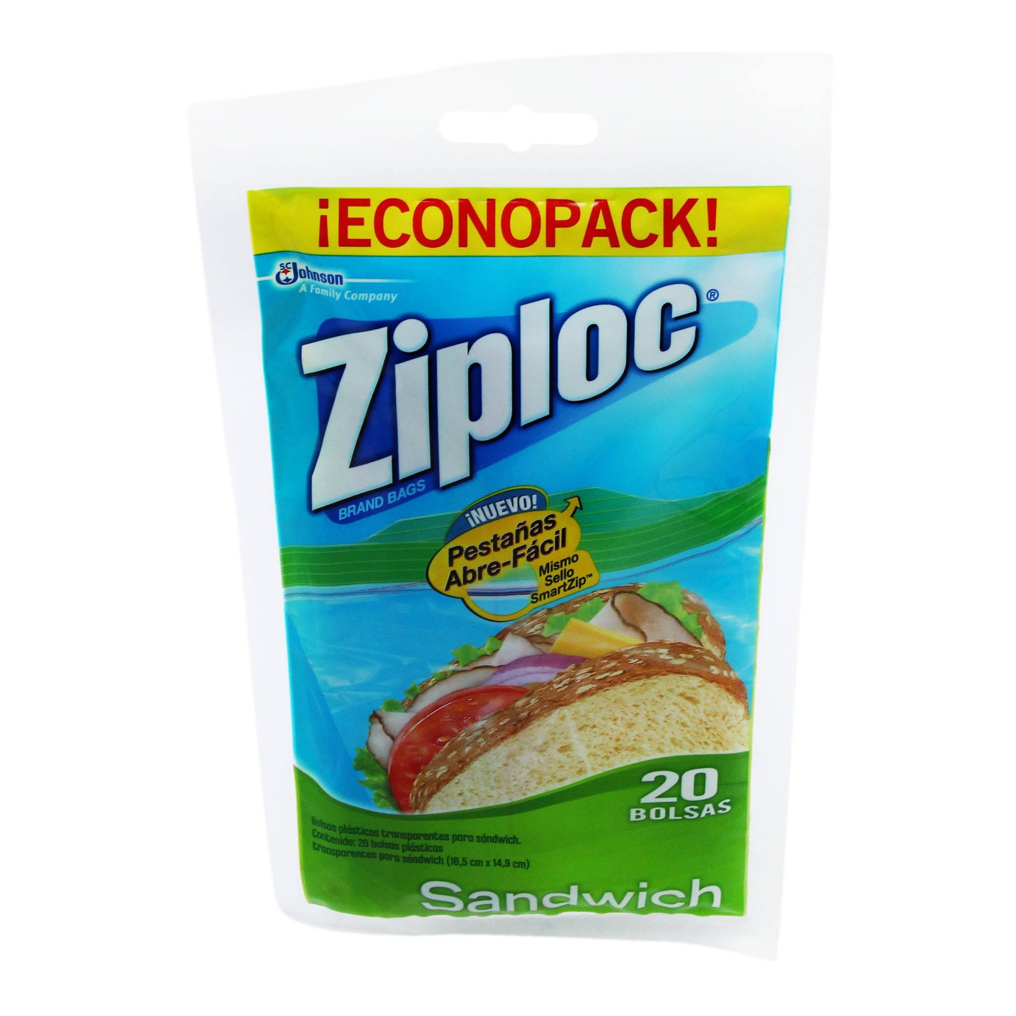 Bolsa Cocina Sandwich Econopack Ziploc 20.0 Pza