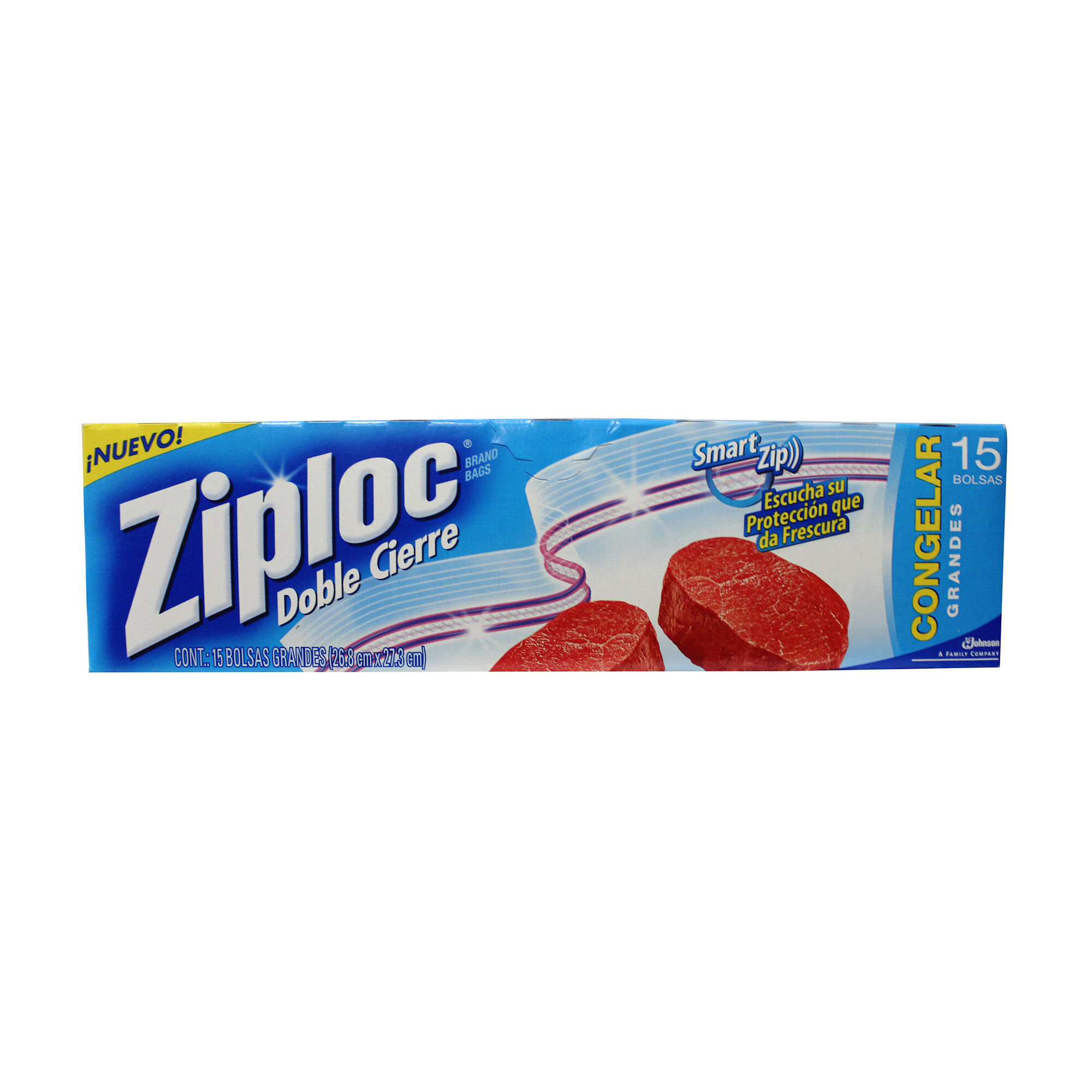 Bolsa Cocina Grande Para Congelar Ziploc 15.0 Pza