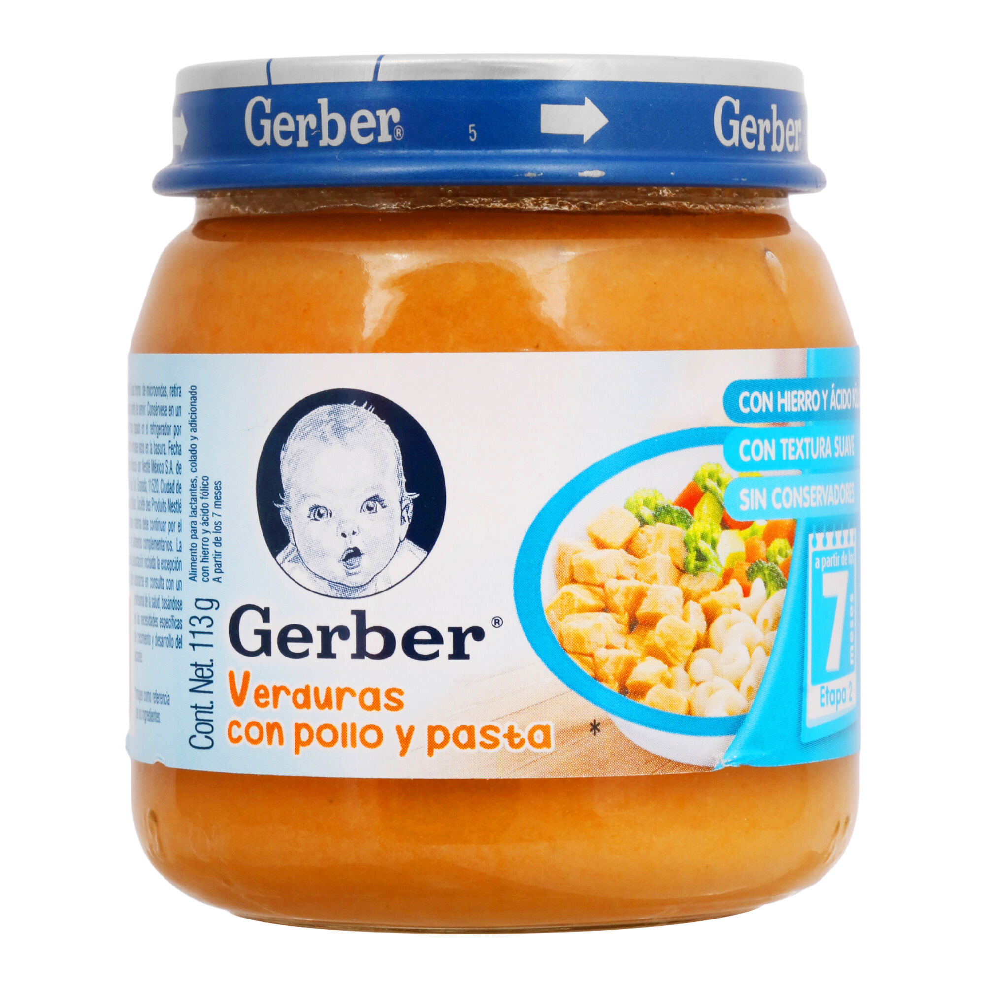 Papilla Pollo&pasta Eta 2 Gerber 113.0 Gr