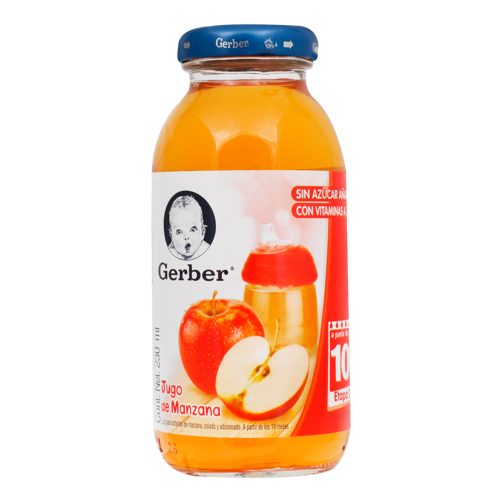 Jugo Manzana 4 Aet Gerber 230.0 Ml