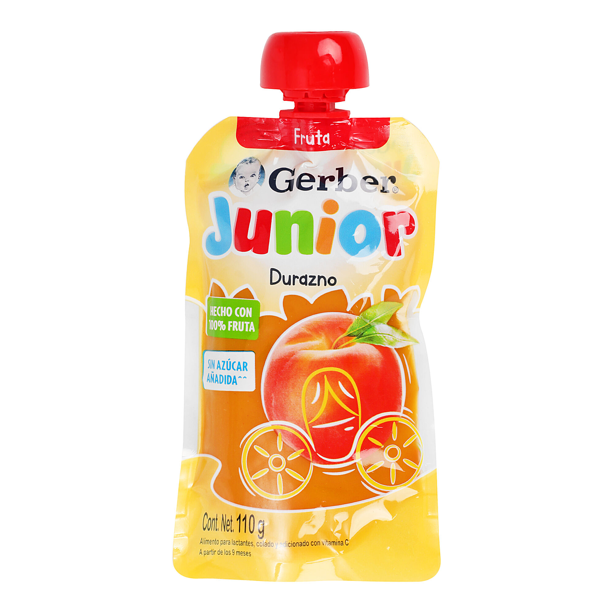 Pouch Junior Durazno Gerber 118.0 Gr