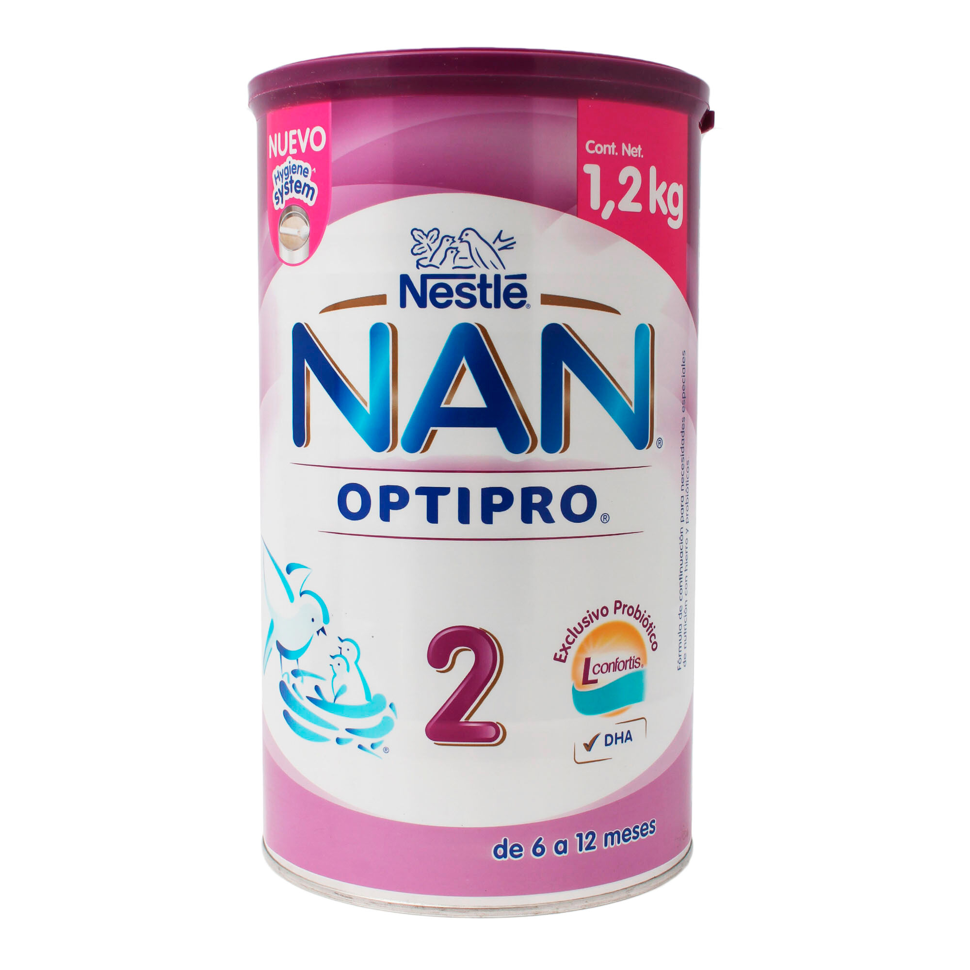 Leche Polvo Etapa 2 Nan 1.2 Kg