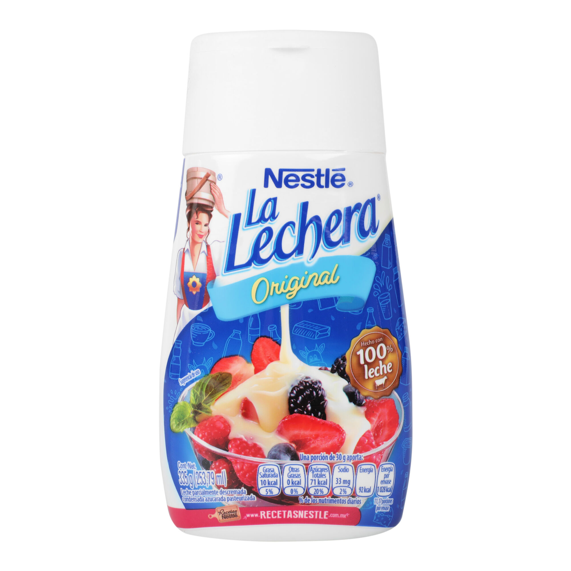L. Condensada La Lechera Sirve Facil Nestle 335.0 Gr