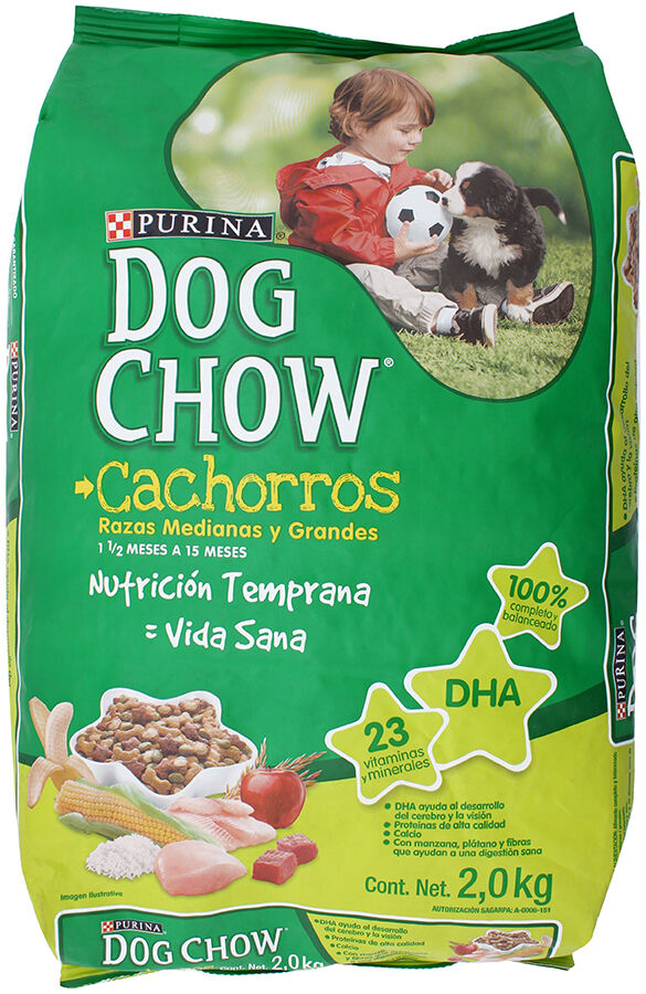 Comida Perro Cachorros Raza Grande Purina Dog Chow 2.0