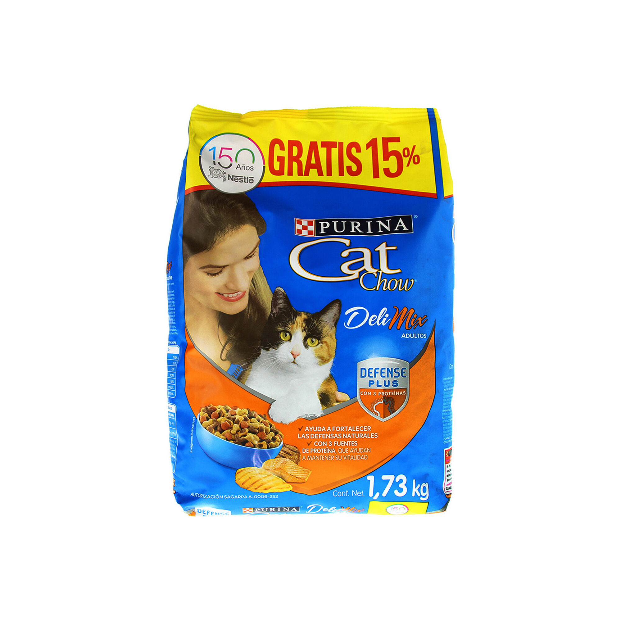Comida Gato Cat Chow Mx Purina 1.5 Kg