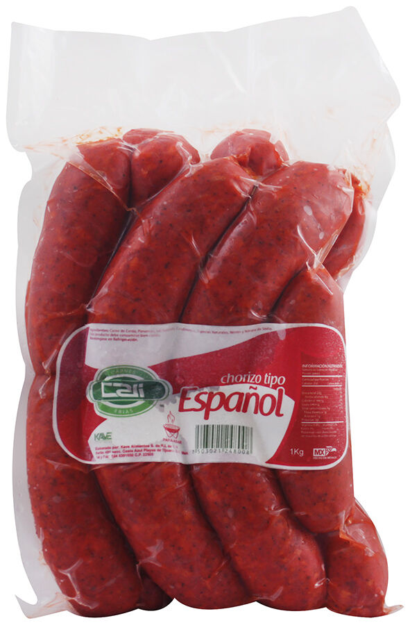 Chorizo Tipo Espanol Cali 1 Kg