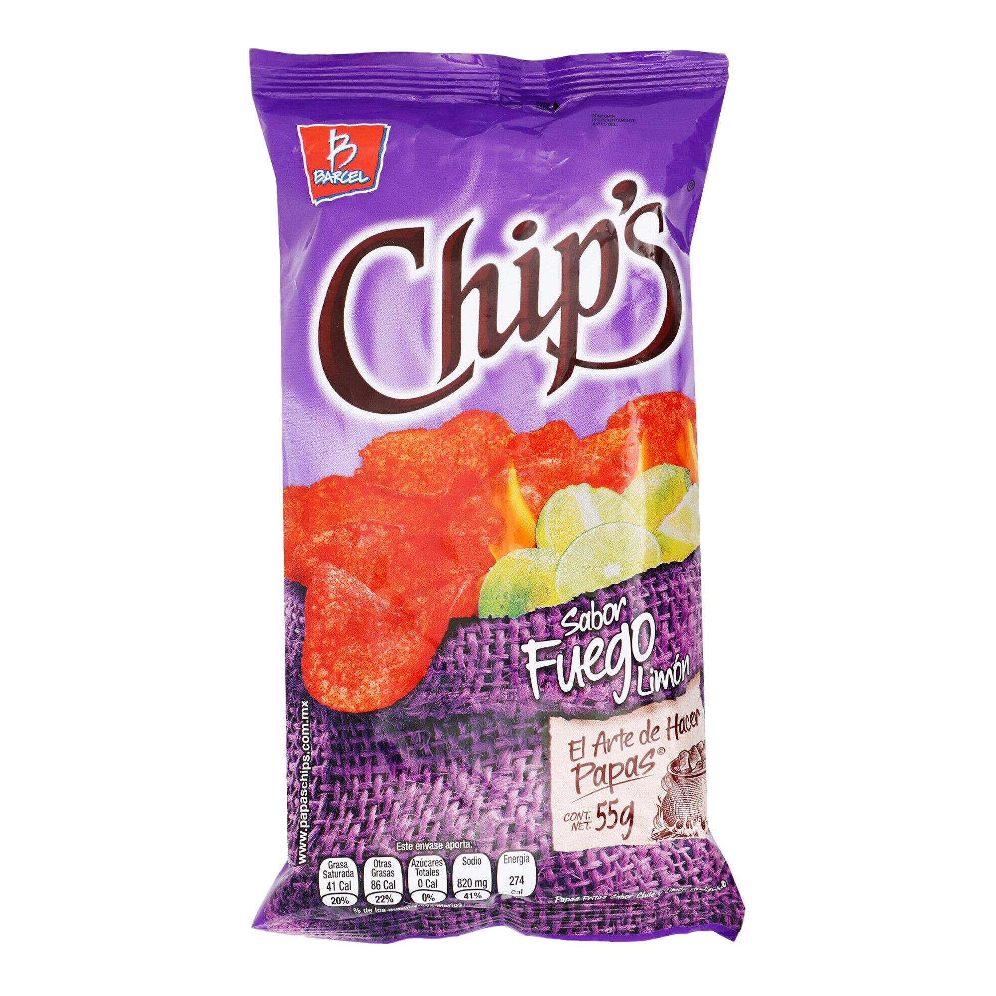 Chips Fuego Barcel 55.0 Gr