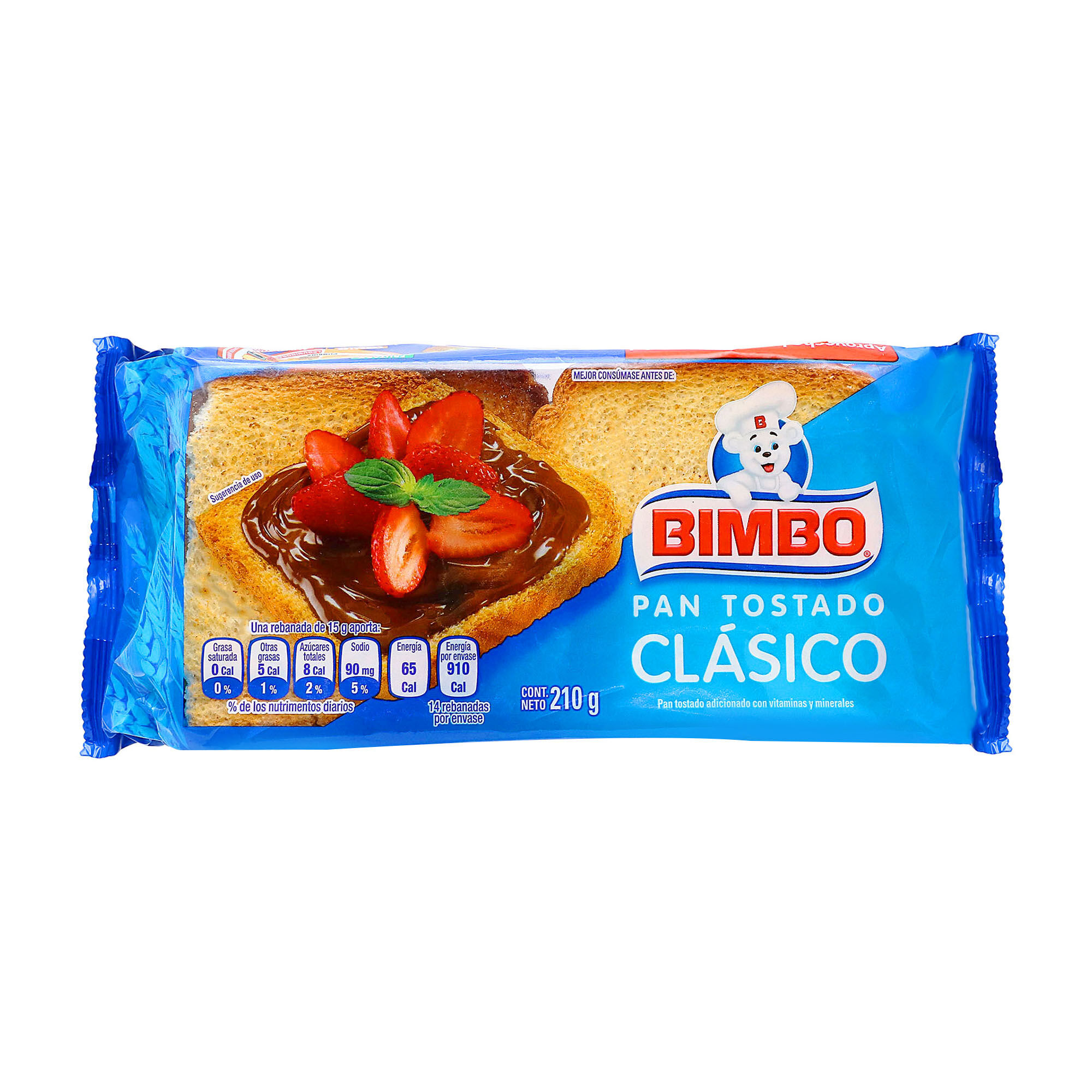 Pan Tostado Bimbo 210.0 Gr