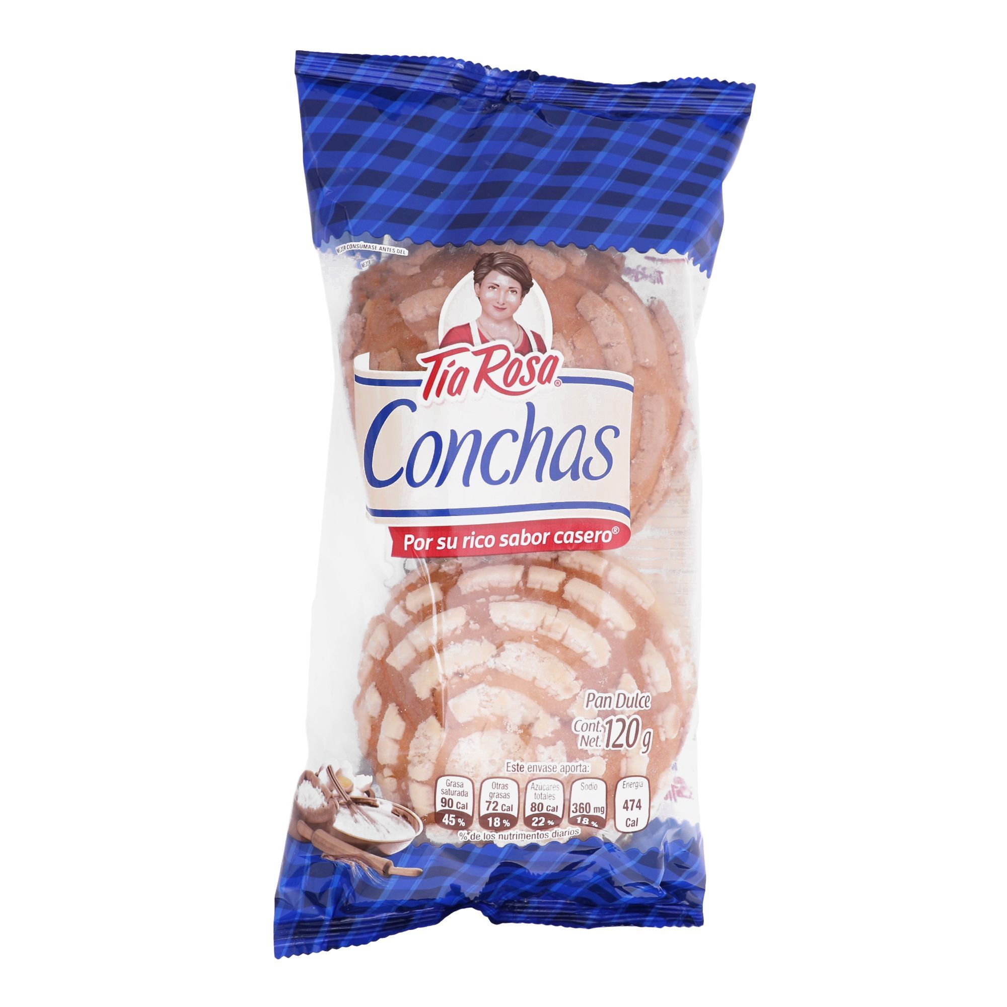 Conchas Tia Rosa 120.0 Gr