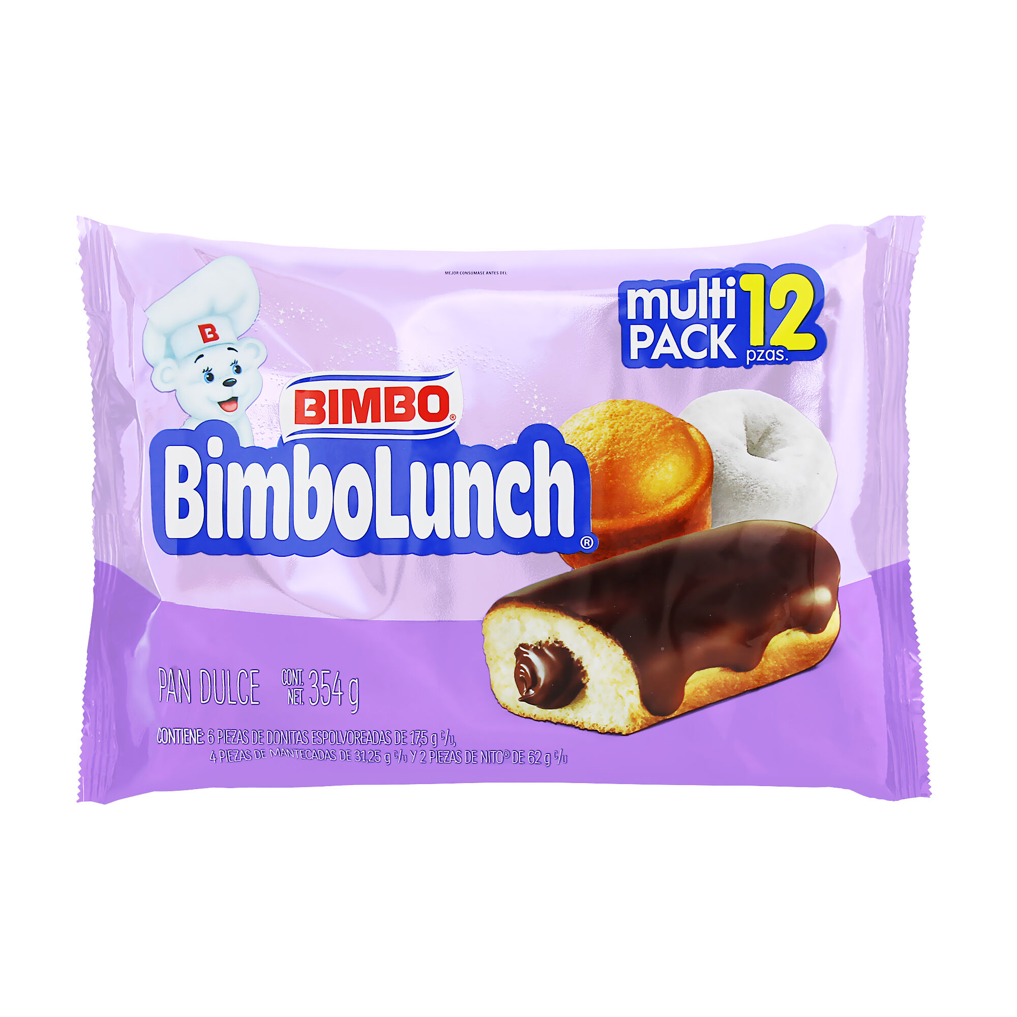 Bimbo Lunch Bimbo 354.0 Gr