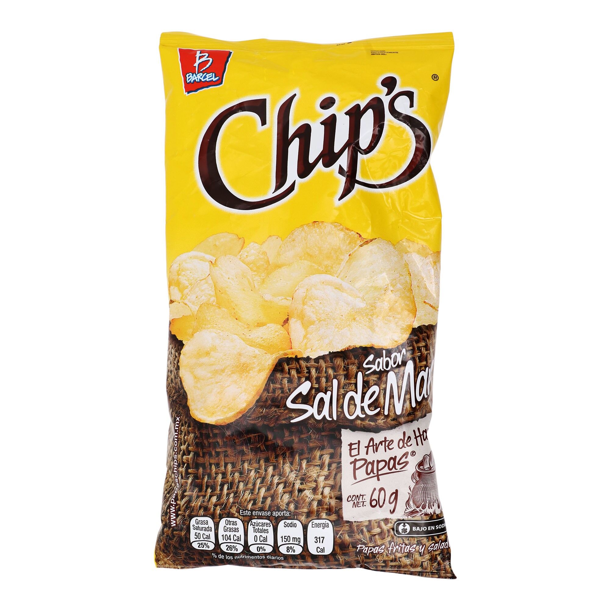 Chips Sal De Mar Barcel 55.0 Gr