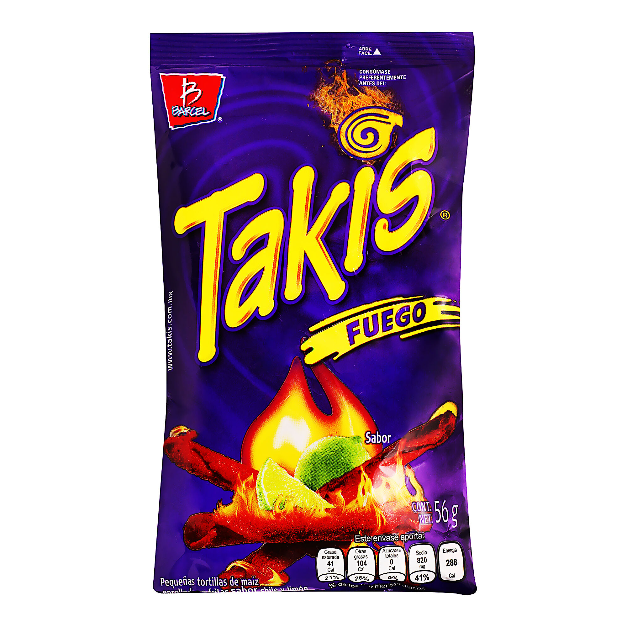 Takis Fuego Barcel 56.0 Gr