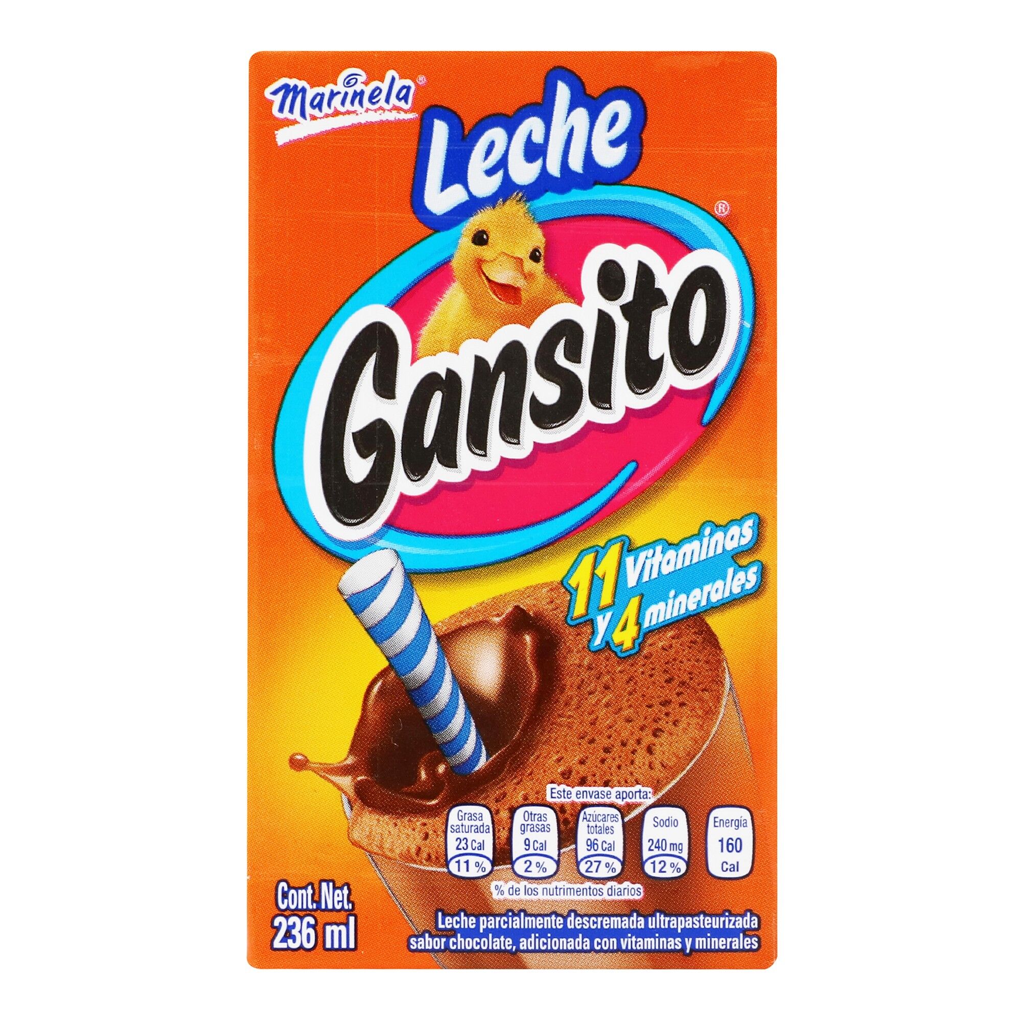 Leche Gansito Marinela 236.0 Ml
