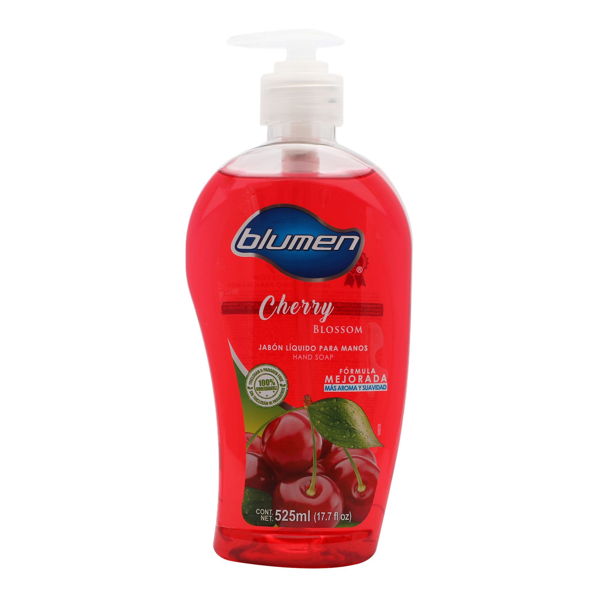 Jabon Liquido Antibacterial Cherry Blumen 525.0 Ml