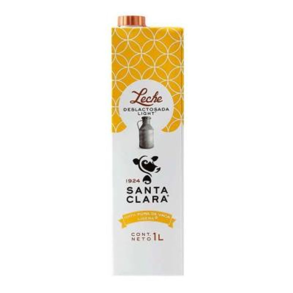 Leche Deslactosada Light Santa Clara 1 L