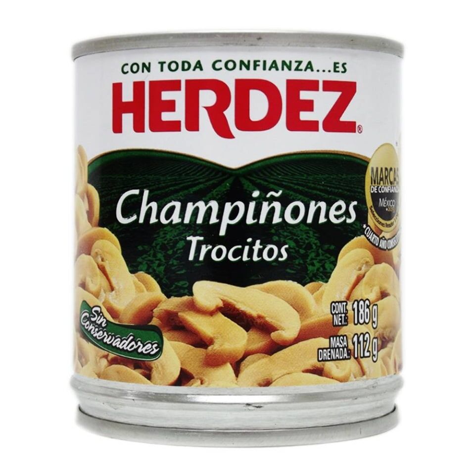 Champinon Trocitos Herdez 186.0 Gr