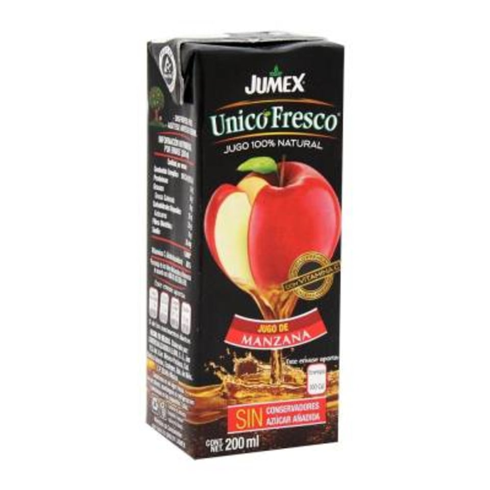 Jugo De Manzana Unico Fresco 200.0 Ml
