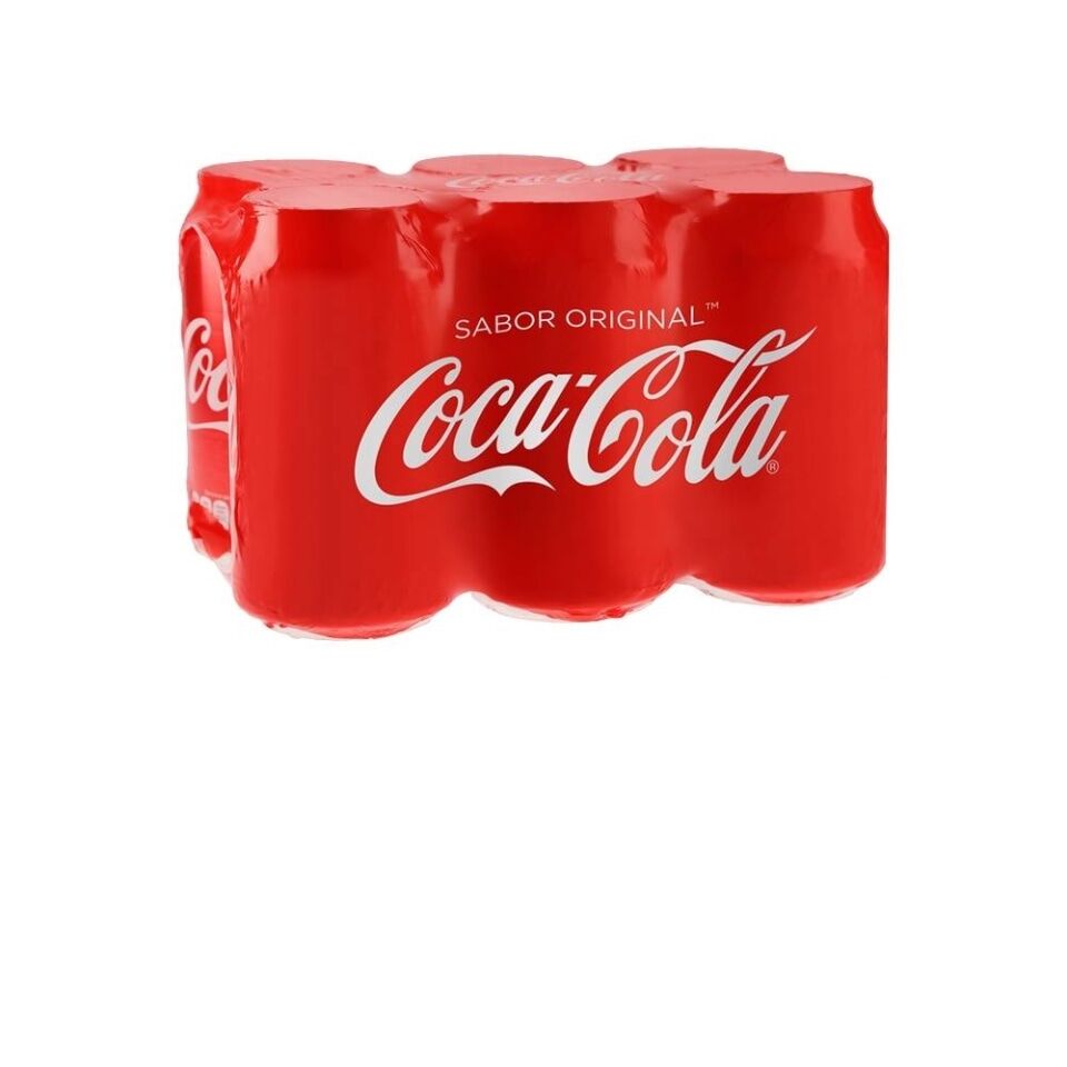 Soda Lata Cola Regular Coca Cola 6.0 Pack