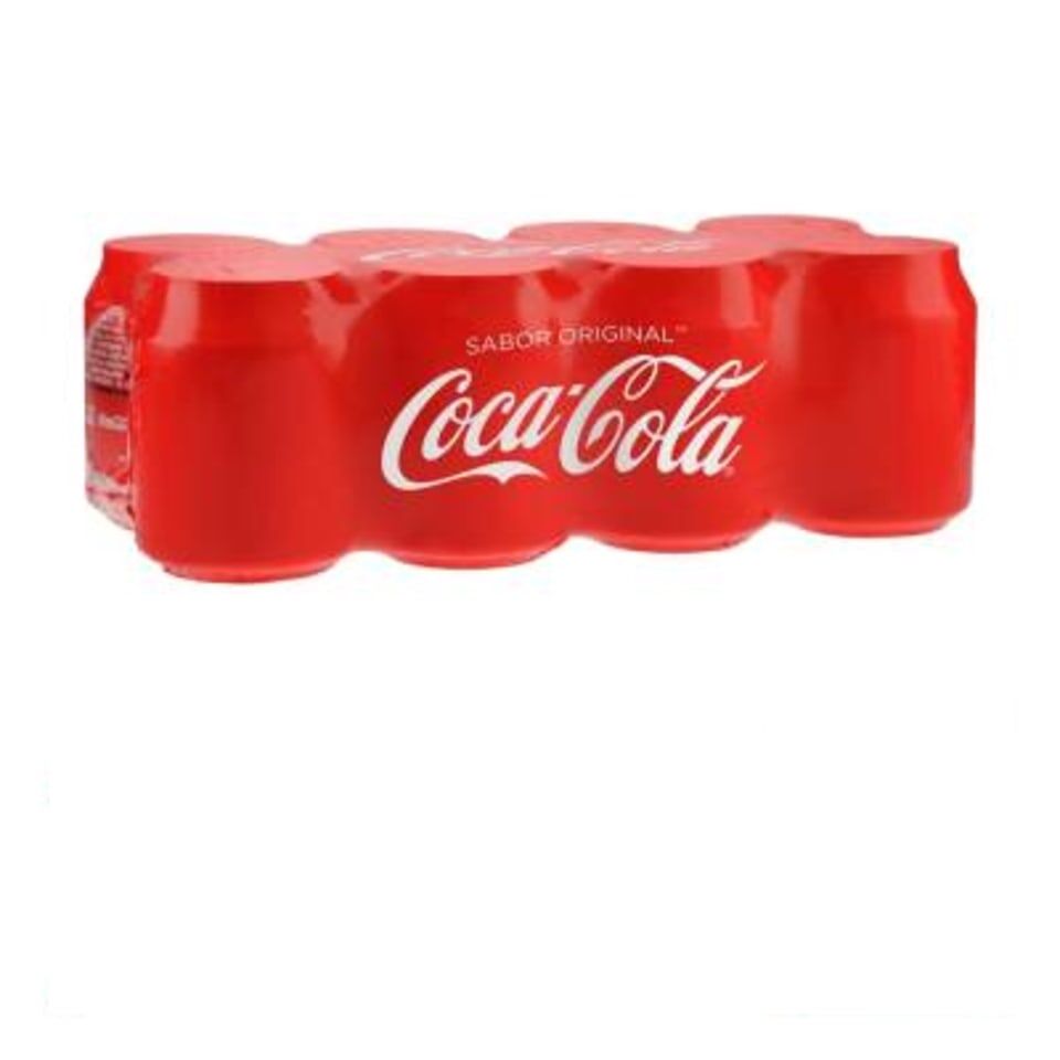 Soda Lata Cola Regular Coca Cola 8.0 Pack