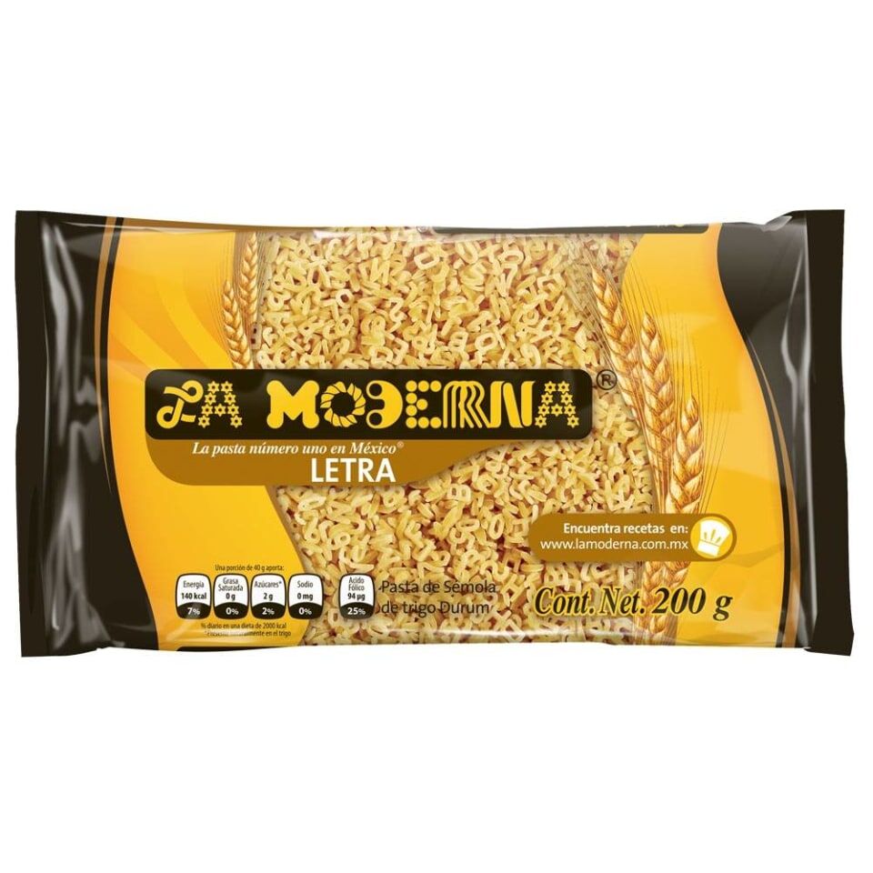 Sopa Letra La Moderna 200 Gr