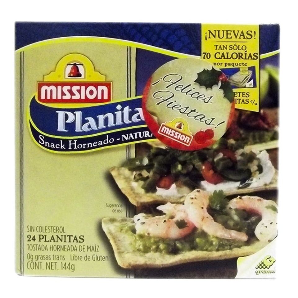 Tostadas Planitas Natural Mission 8.0 Pza
