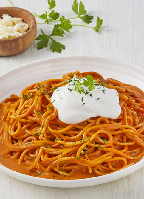 Espagueti Rojo Cremoso