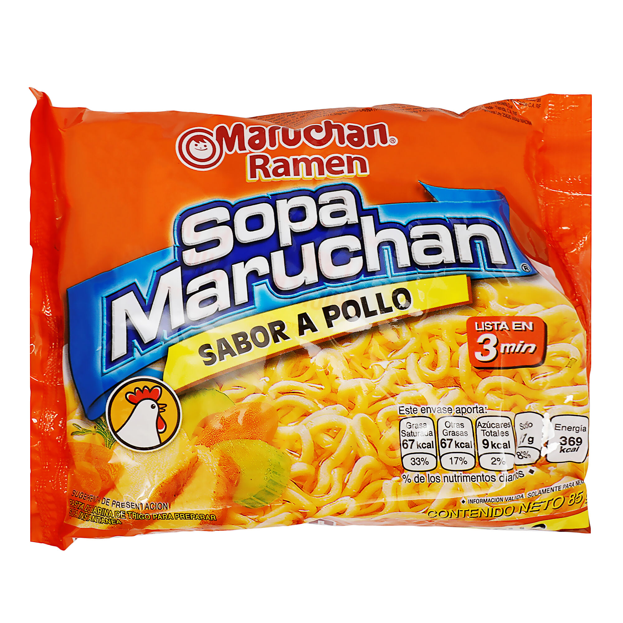Sopa Ramen Pollo Maruchan 85.0 Gr