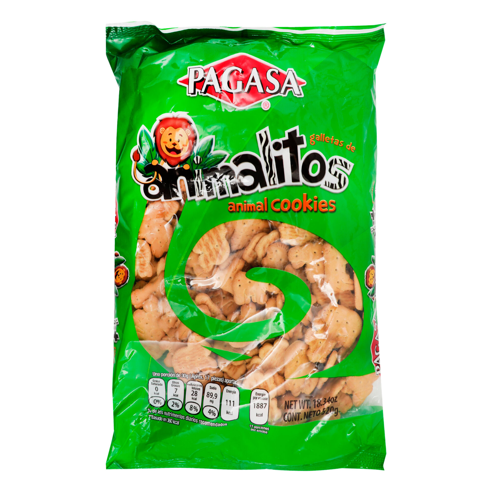 Galletas Animalitos Pagasa 520.0 Gr