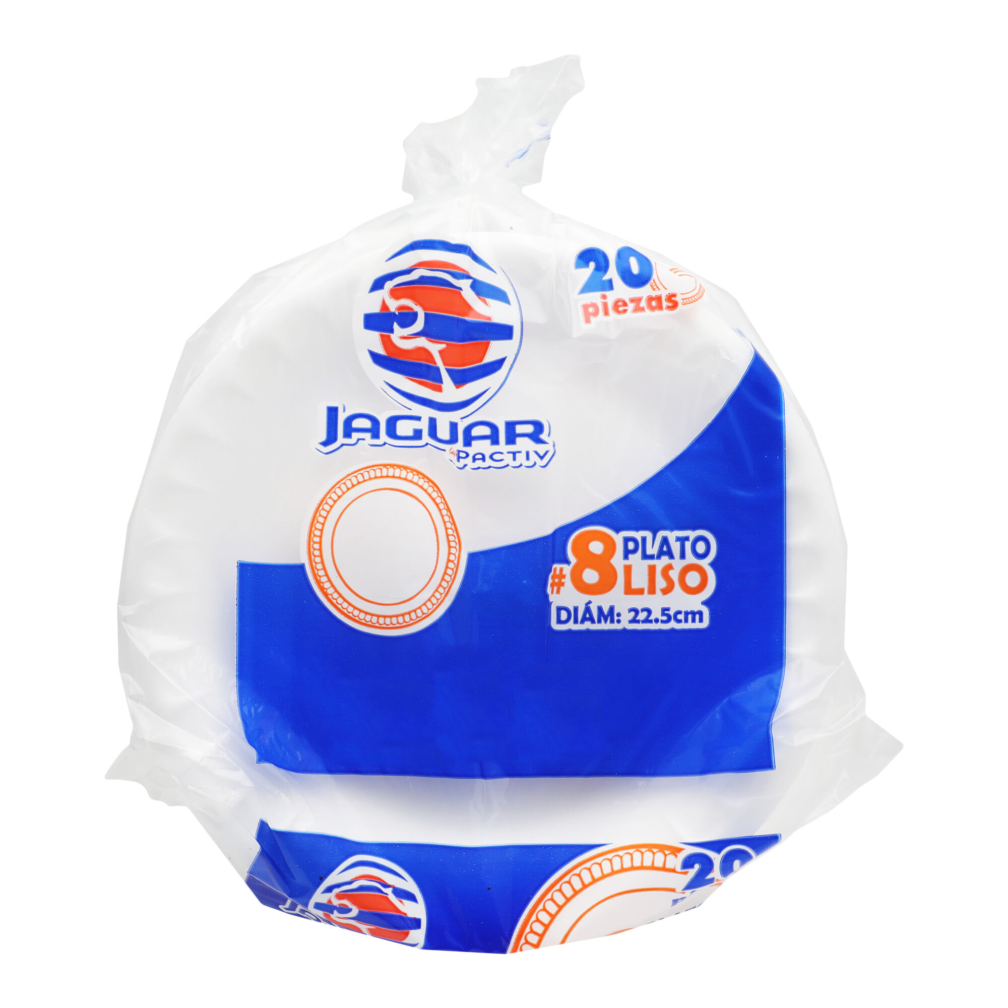 Plato De Foam Liso 8 Jaguar 20.0 Pza