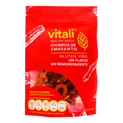 Churros De Amaranto Vitali 50.0 Gr