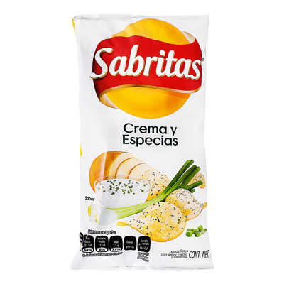 Papas Cremas Y Especias Sabritas 160.0 Gr