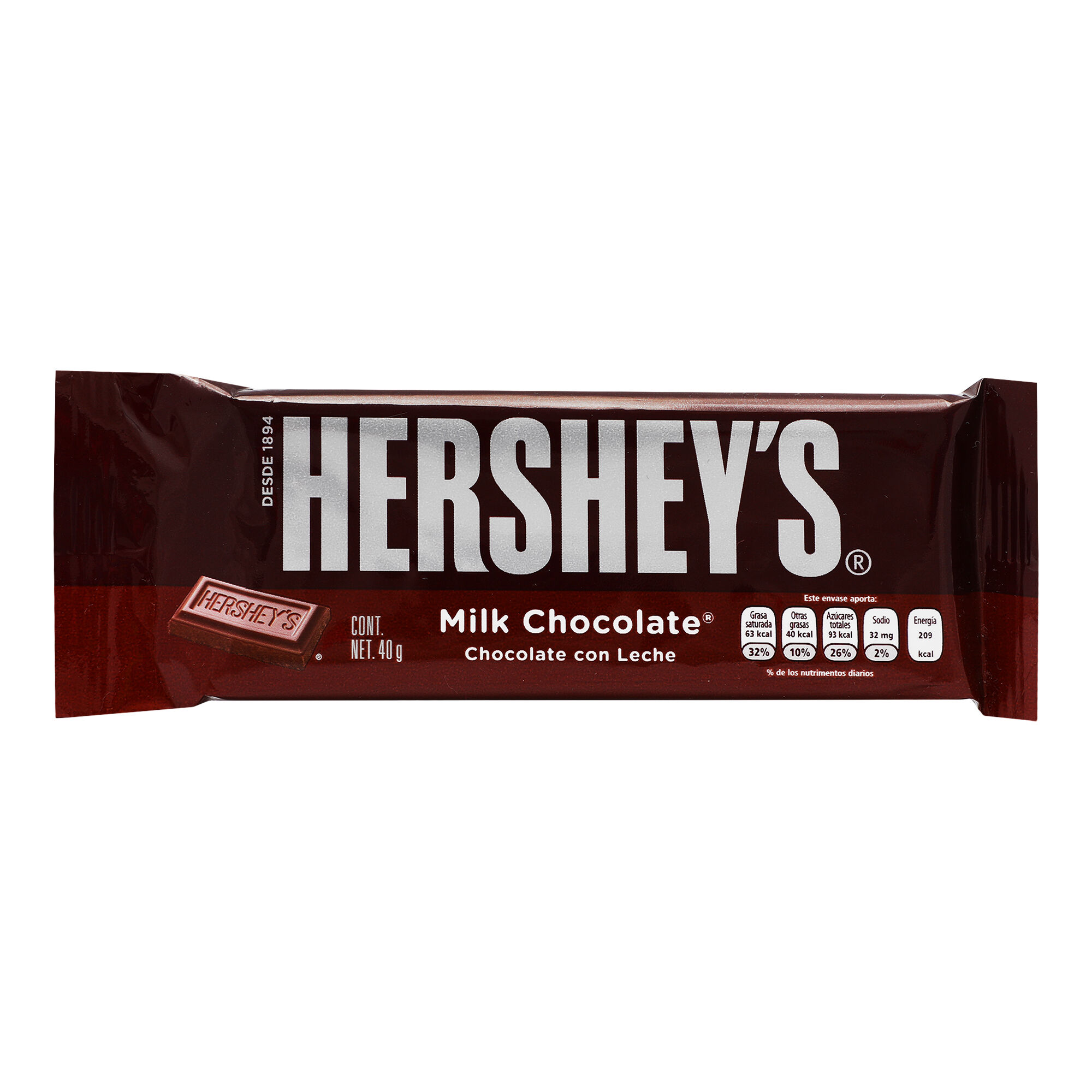 Chocolate De Leche Hersheys 40.0 Gr