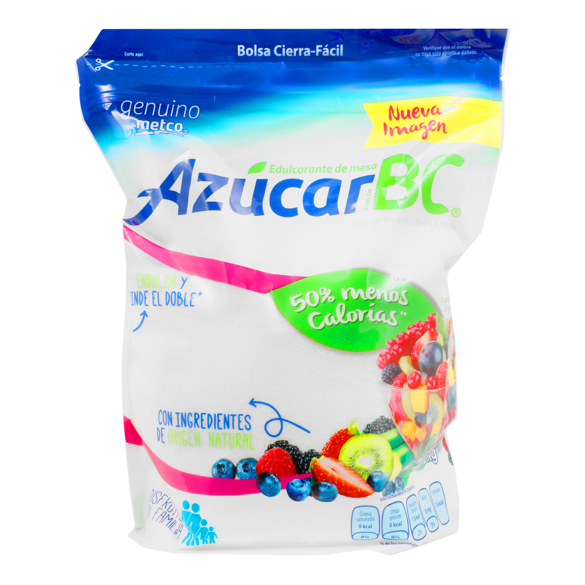 Azucar Baja En Calorias Bc 1.35 Kg