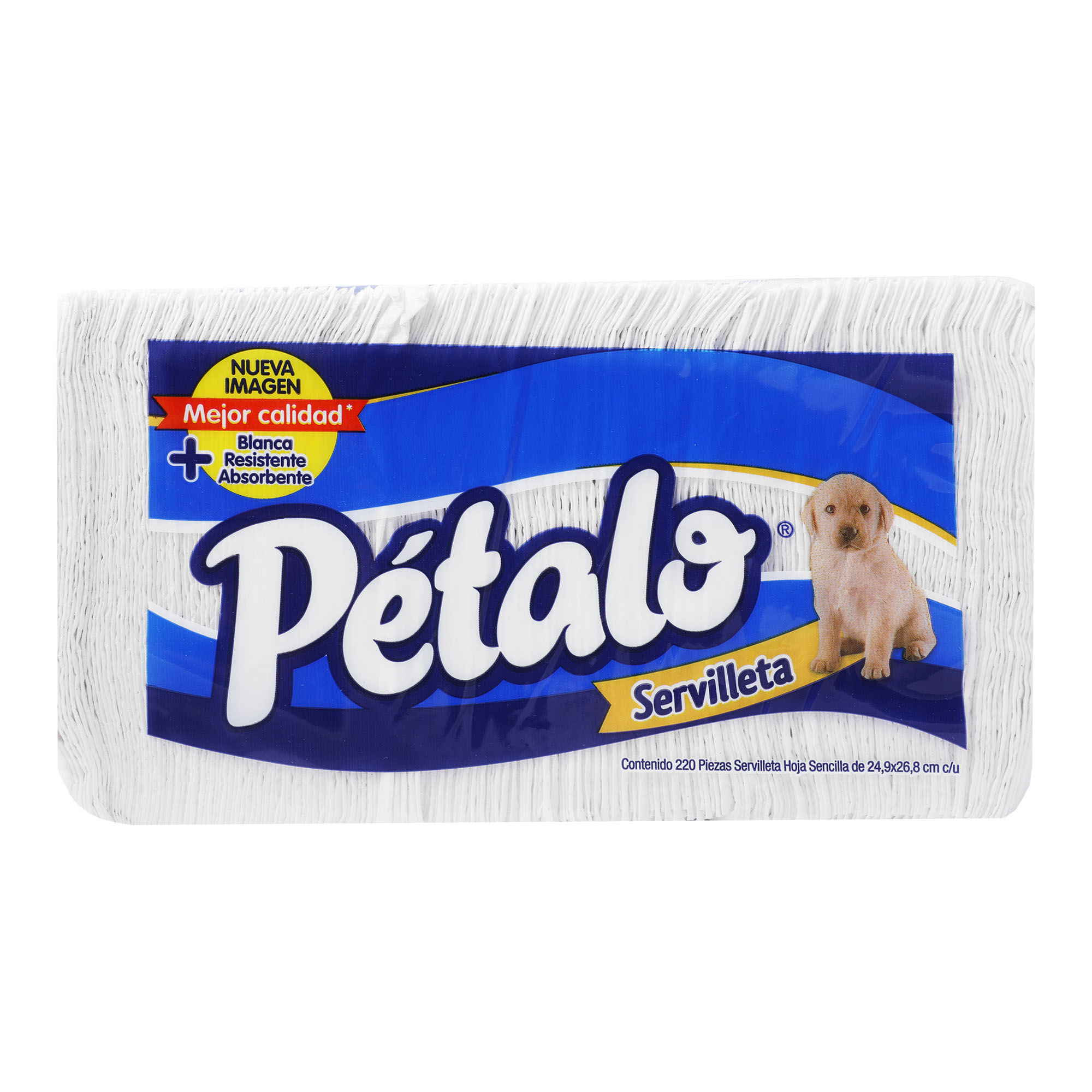 Servilleta Blanca Petalo 220 Pza