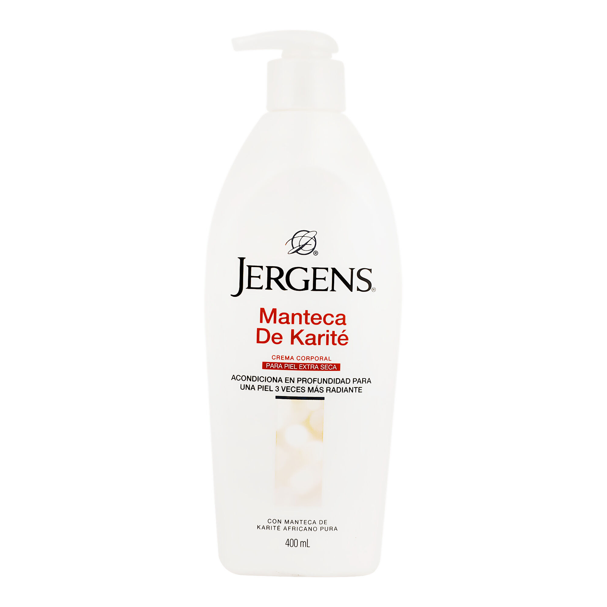 Crema Corporal Manteca Karite Jergens 400.0 Ml