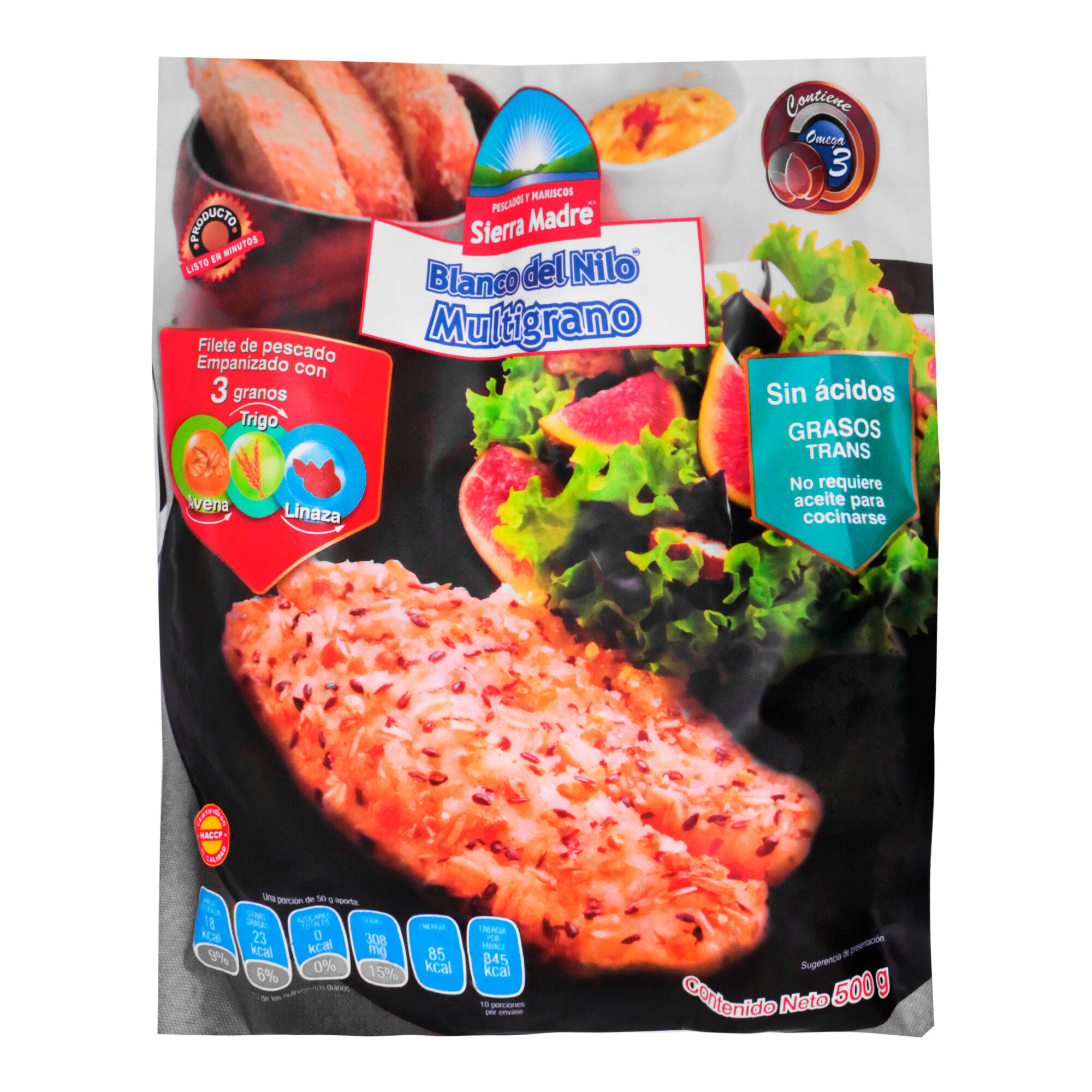 Filete Multigrano Blanco De Nilo Sierra Madre 500.0 Gr