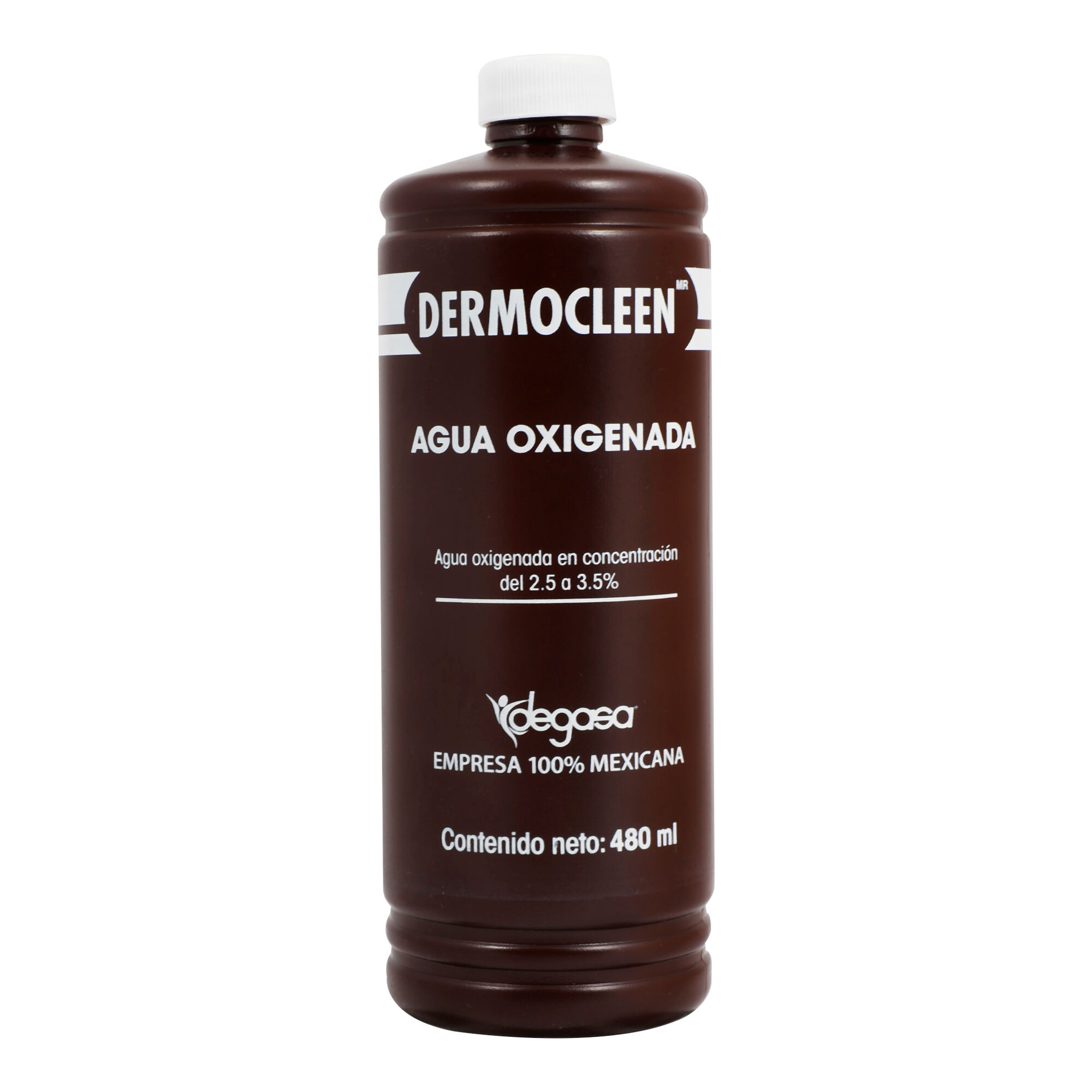 Agua Oxigenada Dermocleen 480 Ml Pi Protec 1.0 Pza