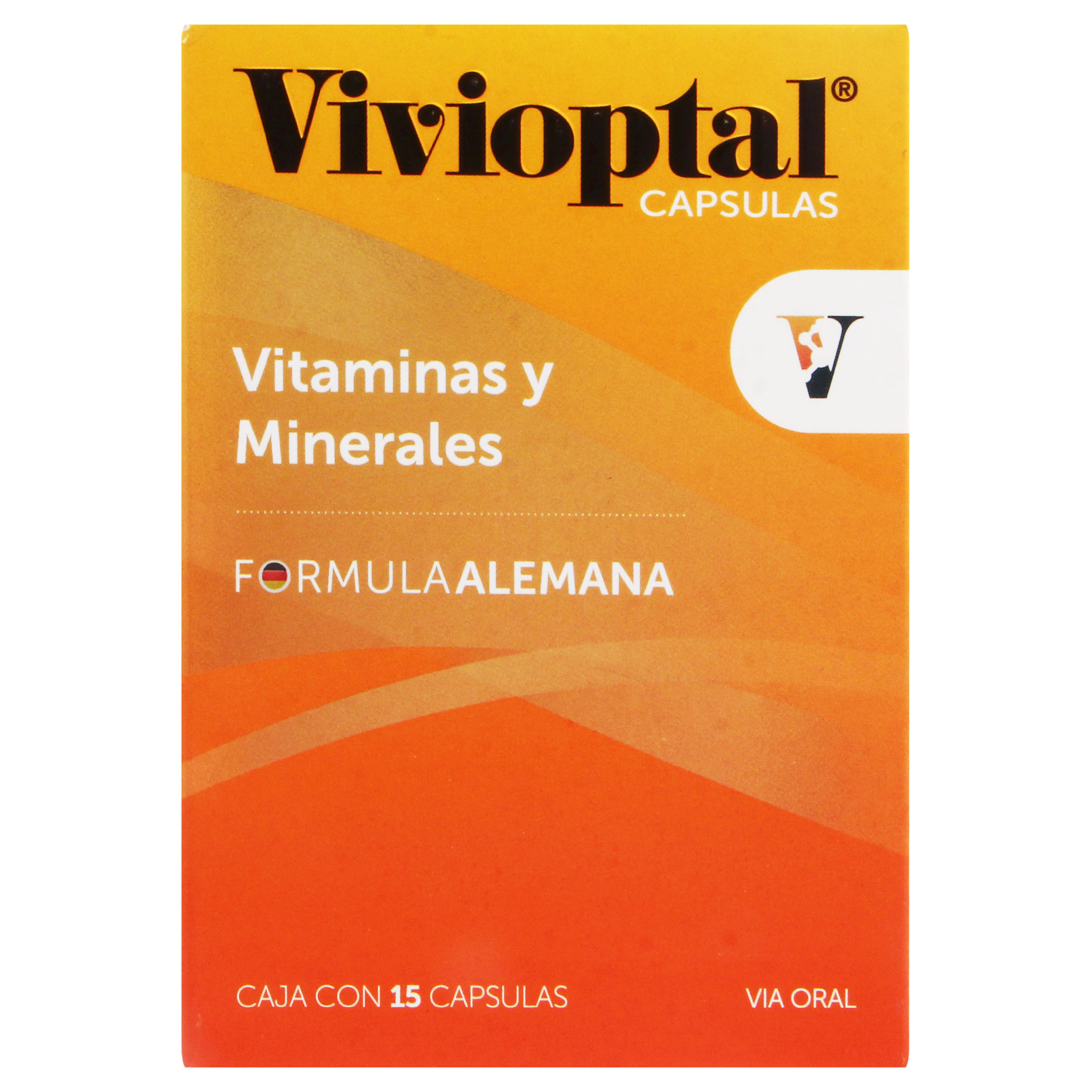 Vitaminas Y Minerales Vivioptal 15 0 Cap