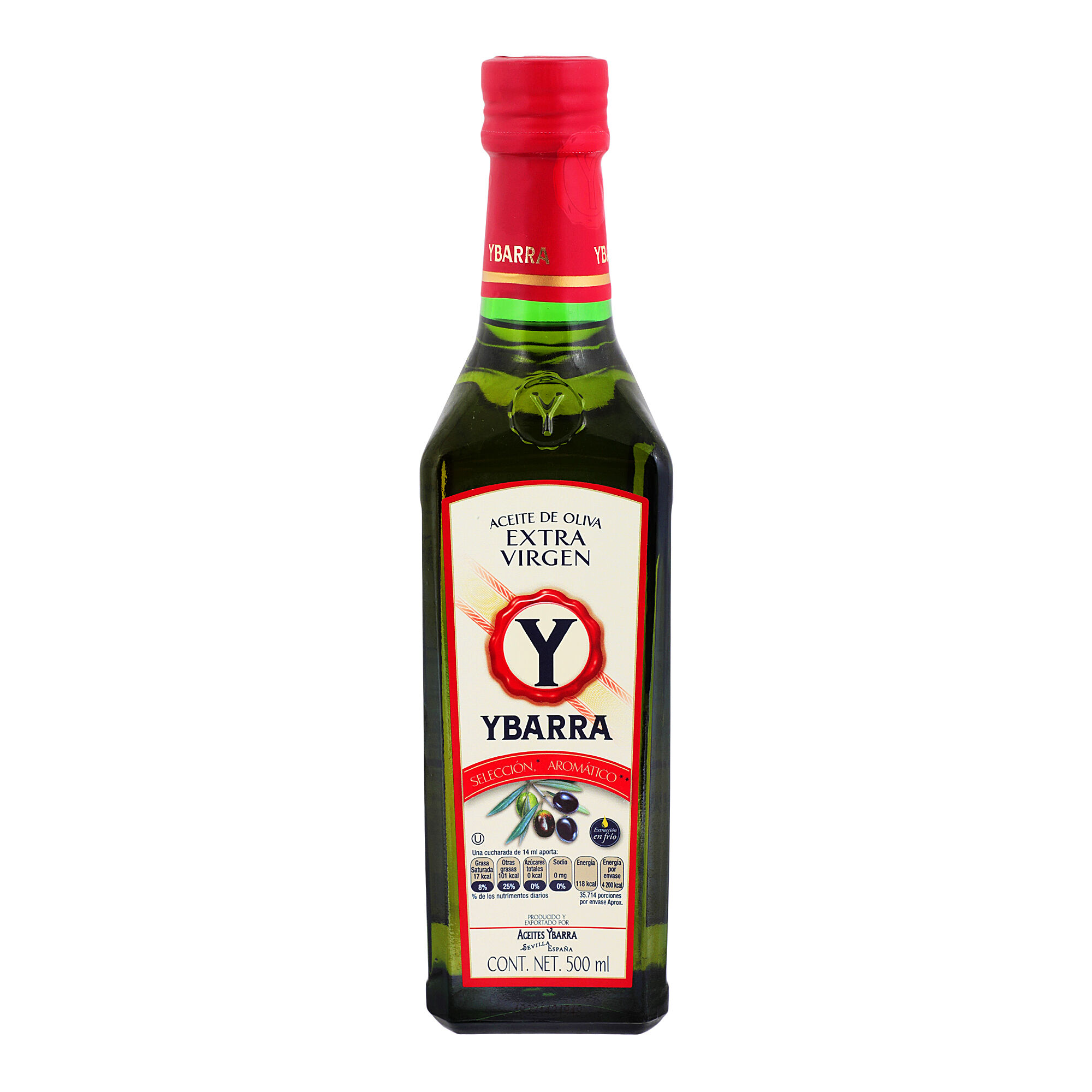 Aceite De Oliva Extra Virgen Selec Aromatico Ybarra 500.0