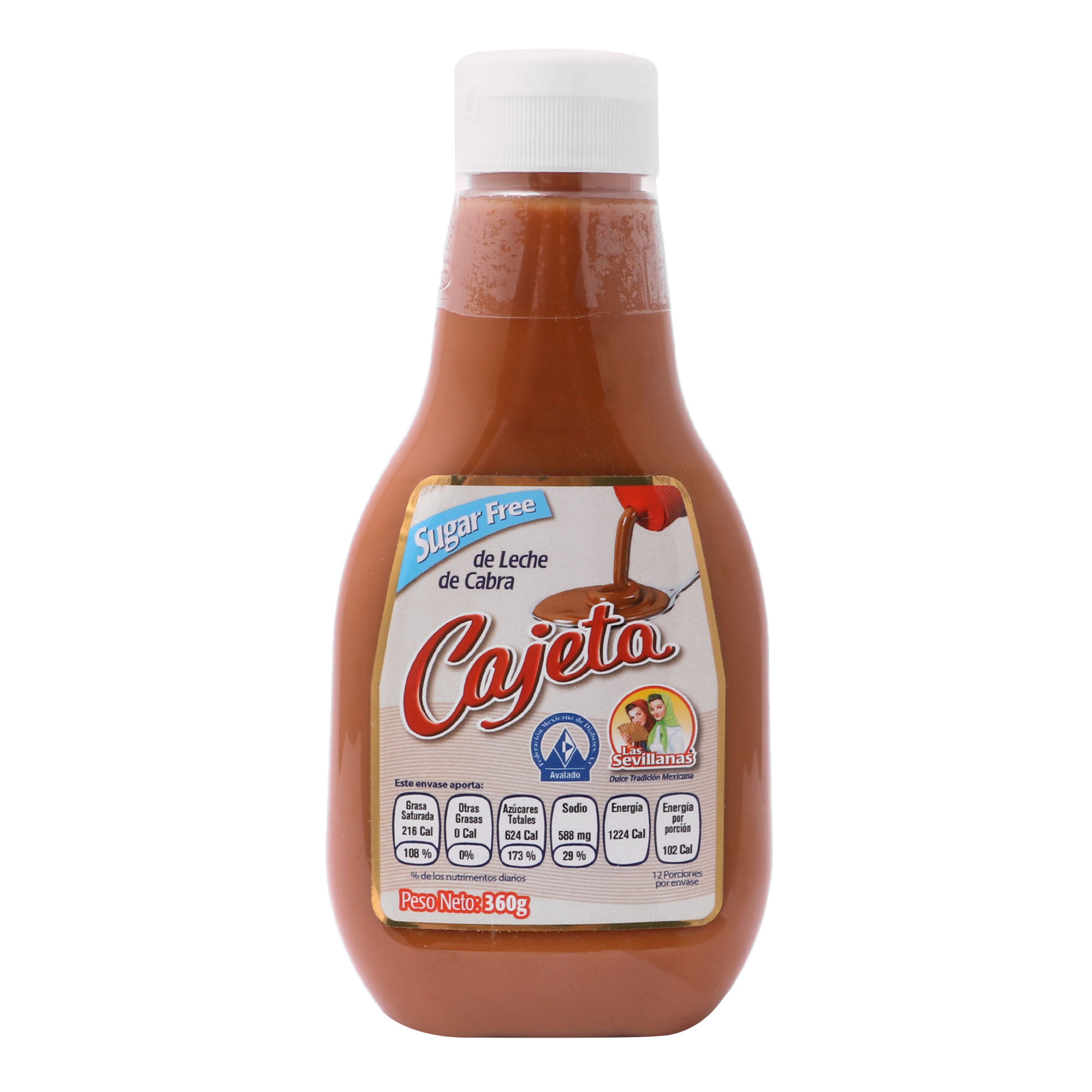 Cajeta Sin Azucar Squeeze Las Sevillanas 360.0 Gr