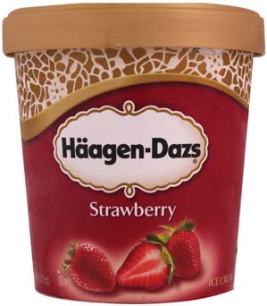 Helado Crema Sabor Fresa Haagen Dazs 473.0 Ml