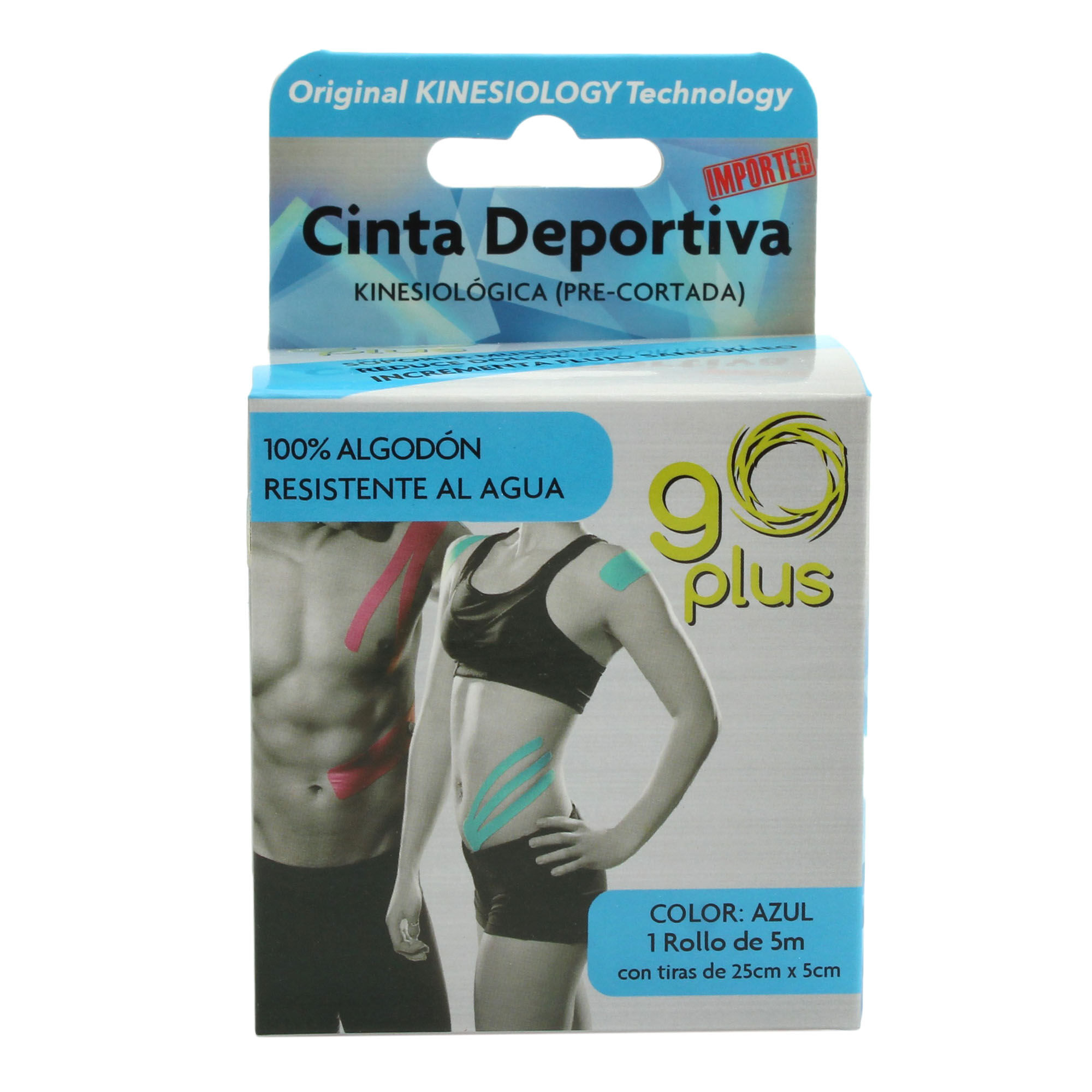 Cinta Deportiva Kinesiologica Azul G Plus 1 0 Rollo