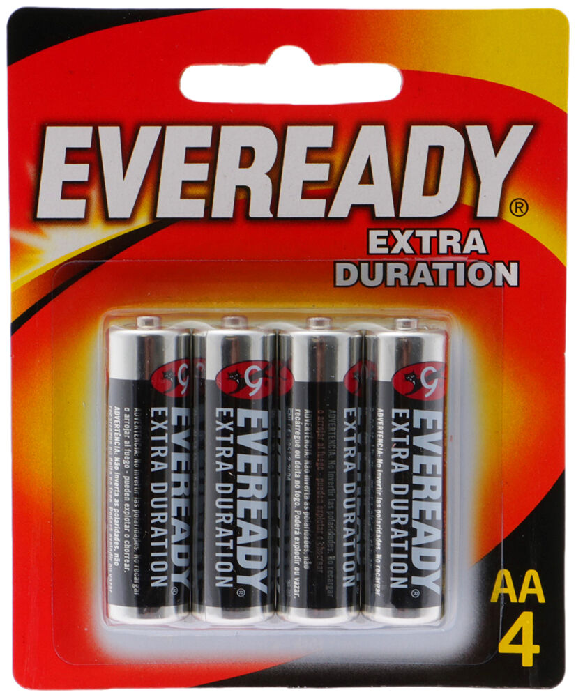 Pila Carbon Zinc 4 Aa Eveready 4.0 Pza