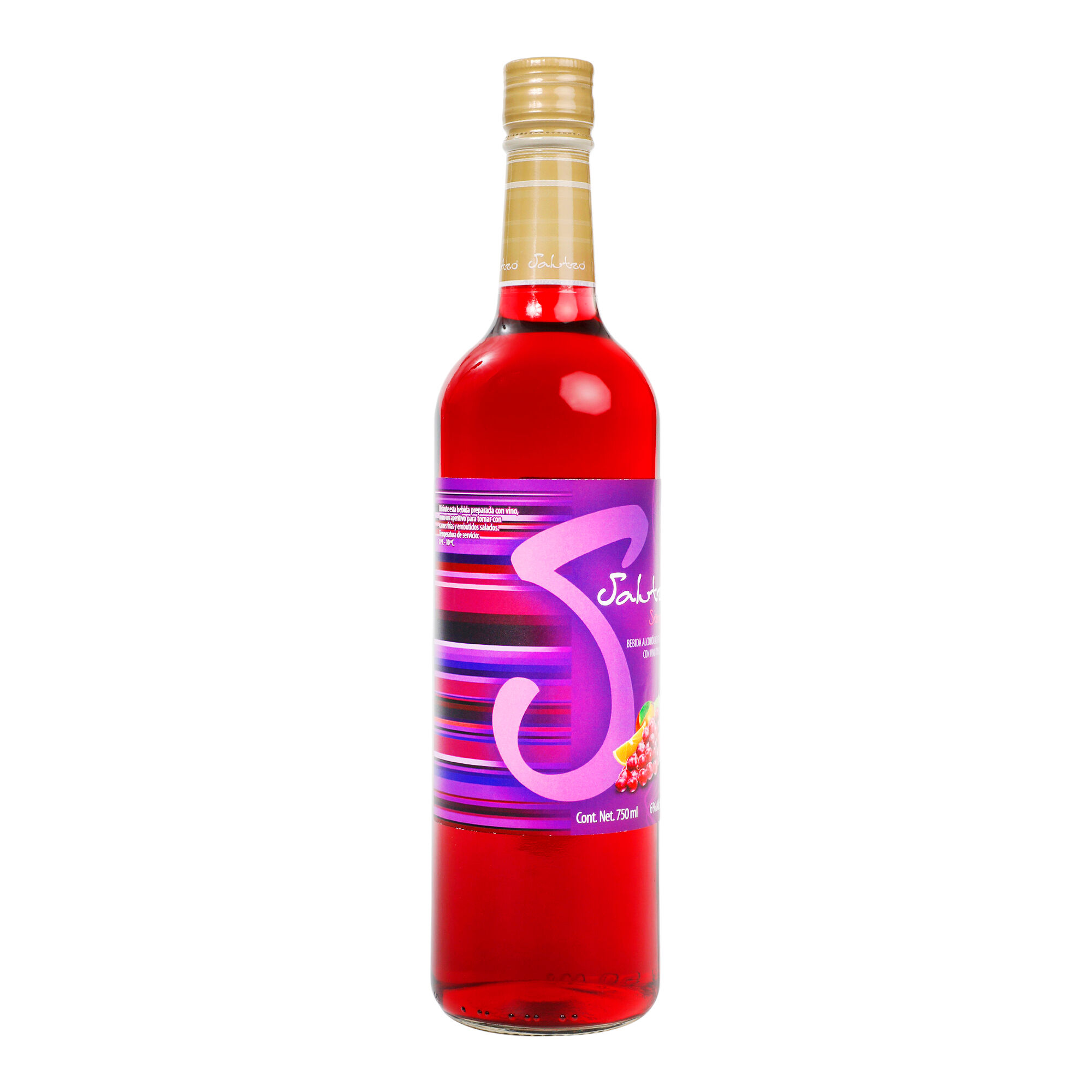 Bebida Refrescante Sangria Salutzo 750.0 Ml