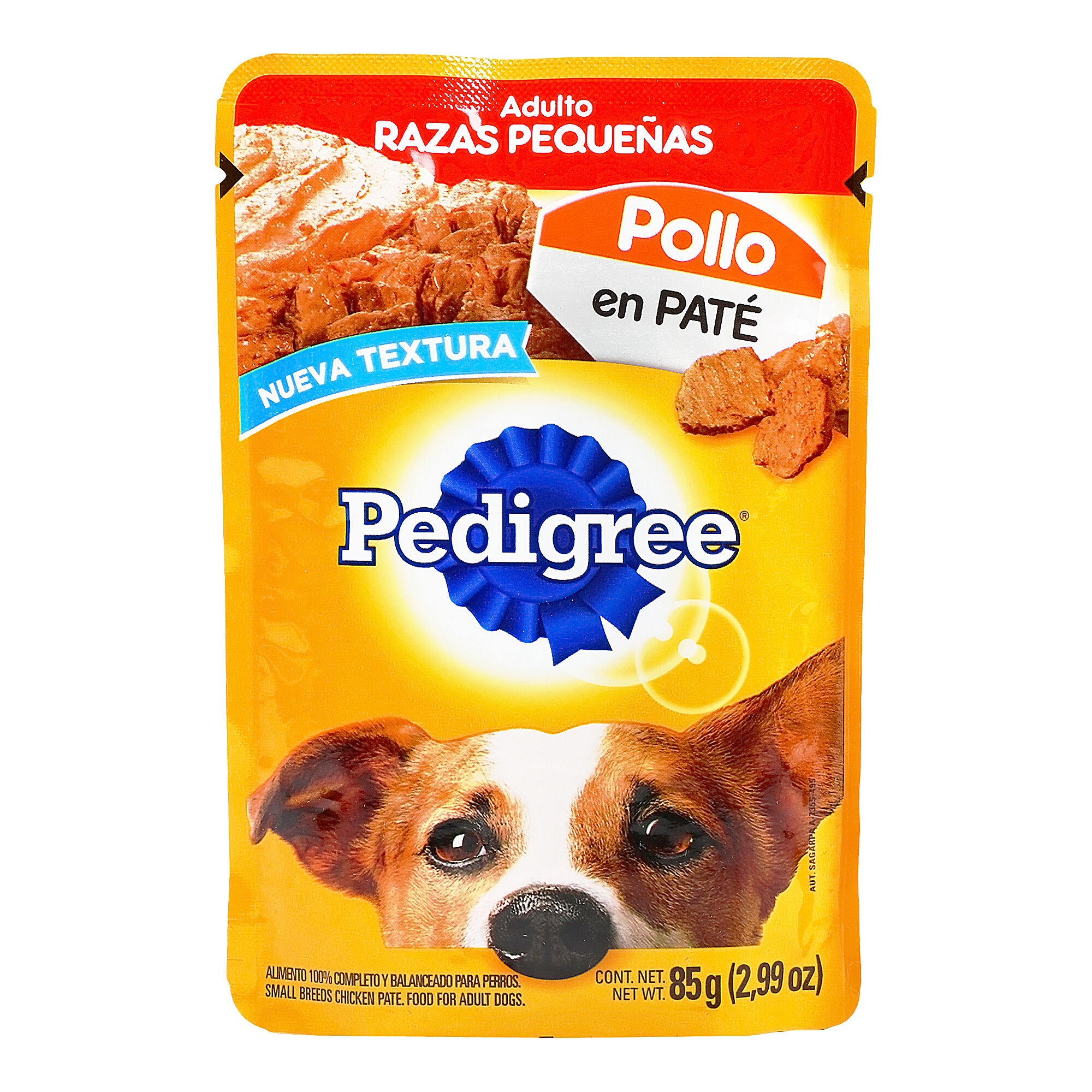 Comida Perro Razas Peq. Pollo Pouch Pedigree 85.0 Gr