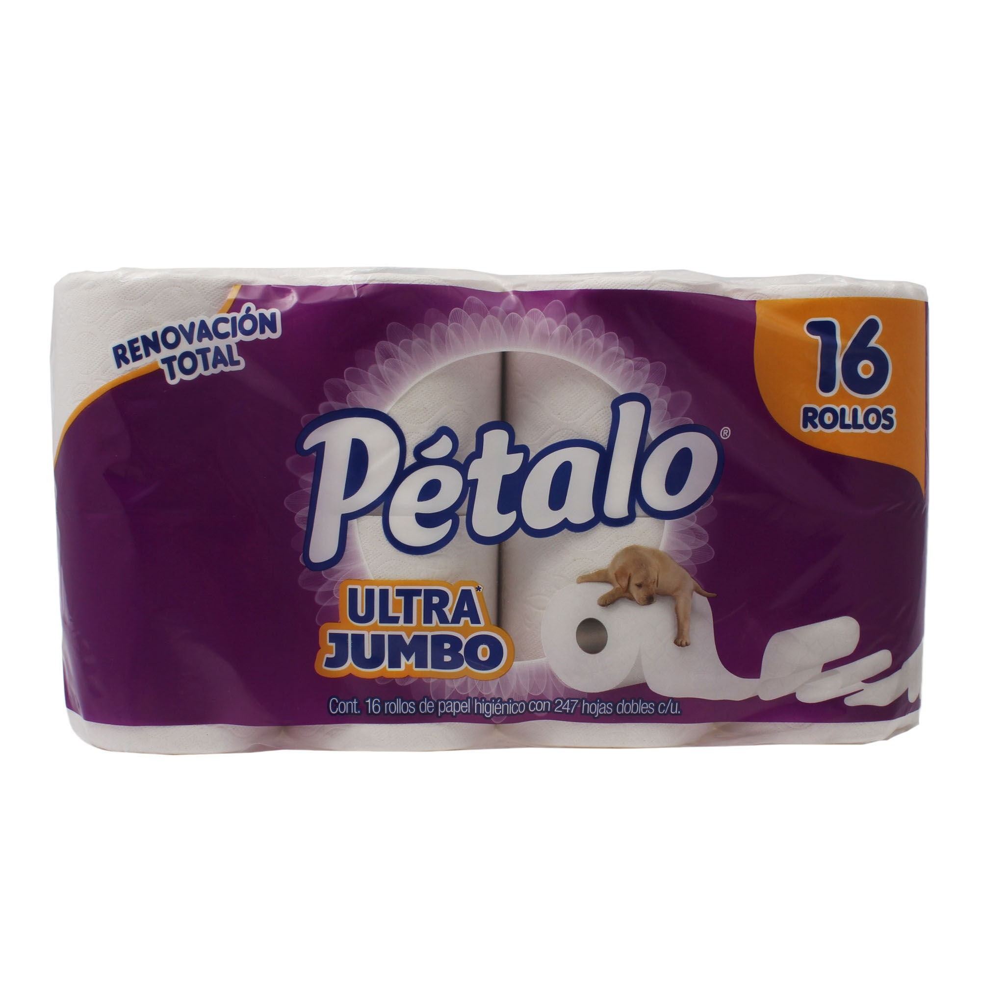 Papel Higienico Ultra Jumbo Petalo 16.0 Pza