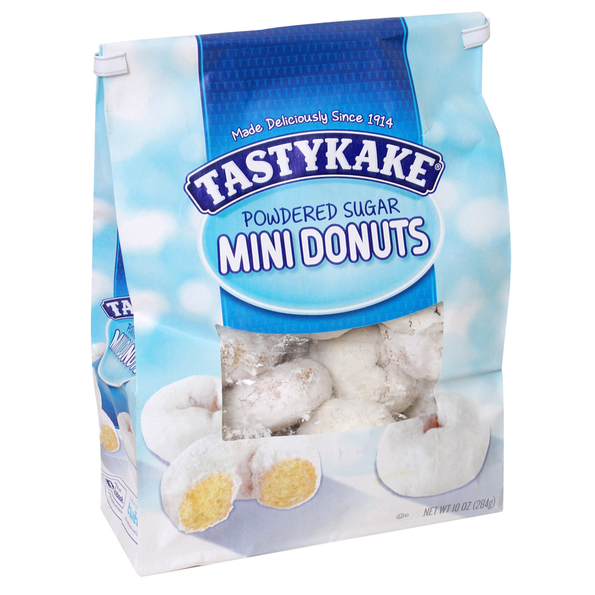 Mini Donuts Powdered Sugar Tastykake 284.0 Gr