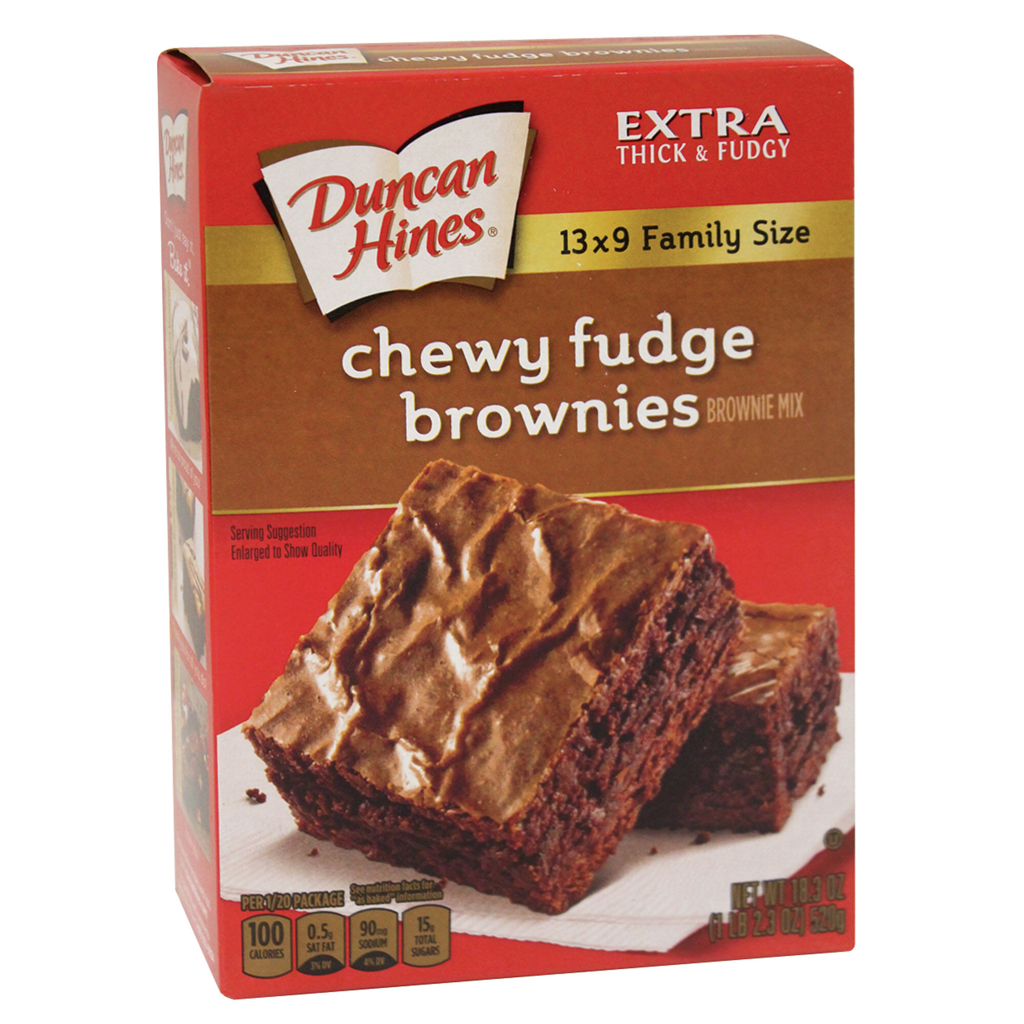 Harina Para Brownie Chewy Fufge Duncan Hines 520.0 Gr